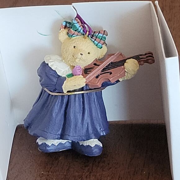 Vintage @1993 Muffy Vanderbear Collection Muffy Musical Soiree Ornament New - Picture 7 of 11